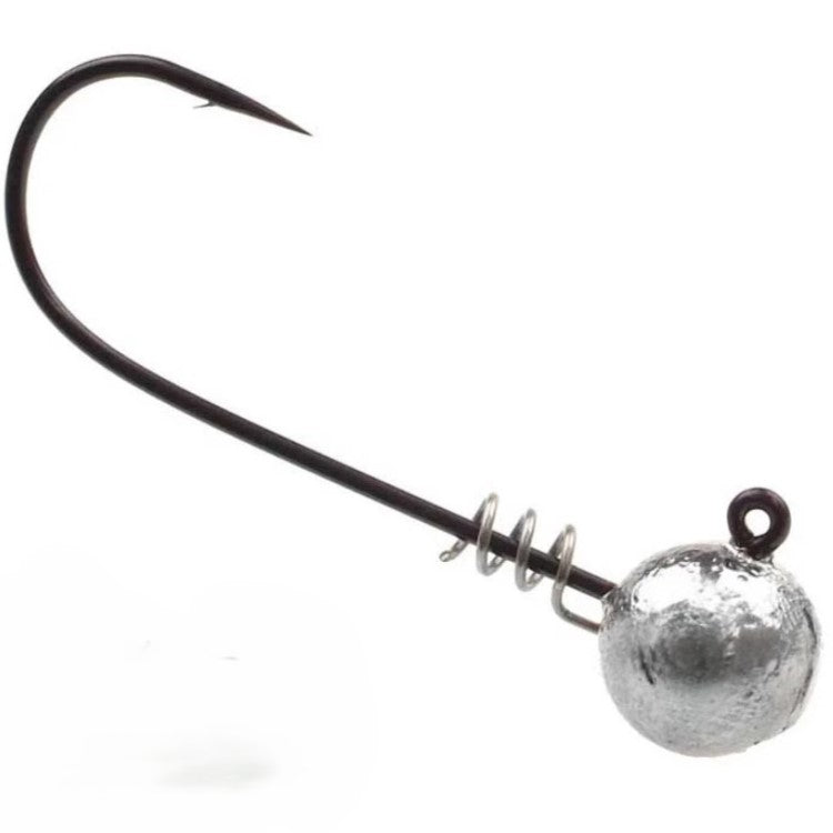Snacky Lures Unpainted Round Head Screwlock Jig Heads