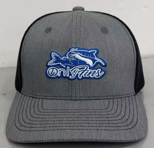 HTT Only Fins Catfish Fishing Fans Hats