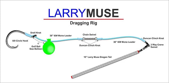 HTT Larry Muse Dragon Tail Drag Weights