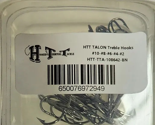 Hooker's Terminal Tackle Talon Treble Hooks