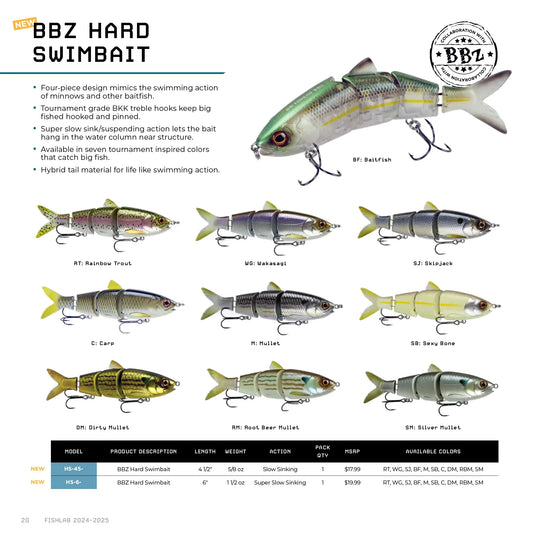 FishLab BBZ Hard Swimbait