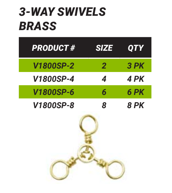 Vanguard Three-Way Swivels
