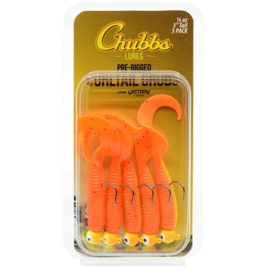 Chubbs Pre-Rigged Curtail Grubs