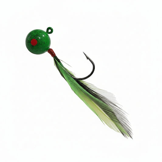 HTT BrushMaster Walleye Feather Jigs