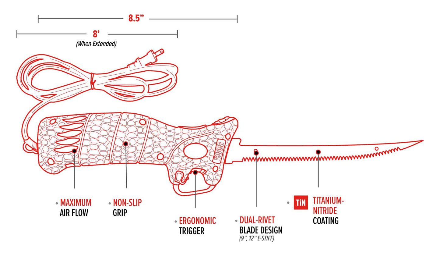 Bubba Blade 110V Electric Filet Knife
