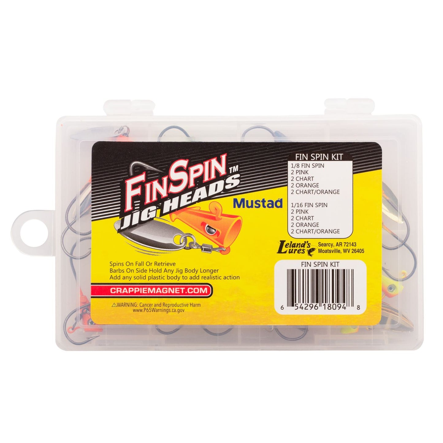 Leland's Lures Fin Spin Kit, 16 Pack
