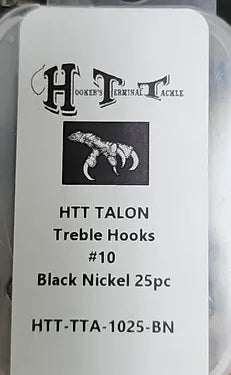Hooker's Terminal Tackle Talon Treble Hooks