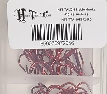Hooker's Terminal Tackle Talon Treble Hooks