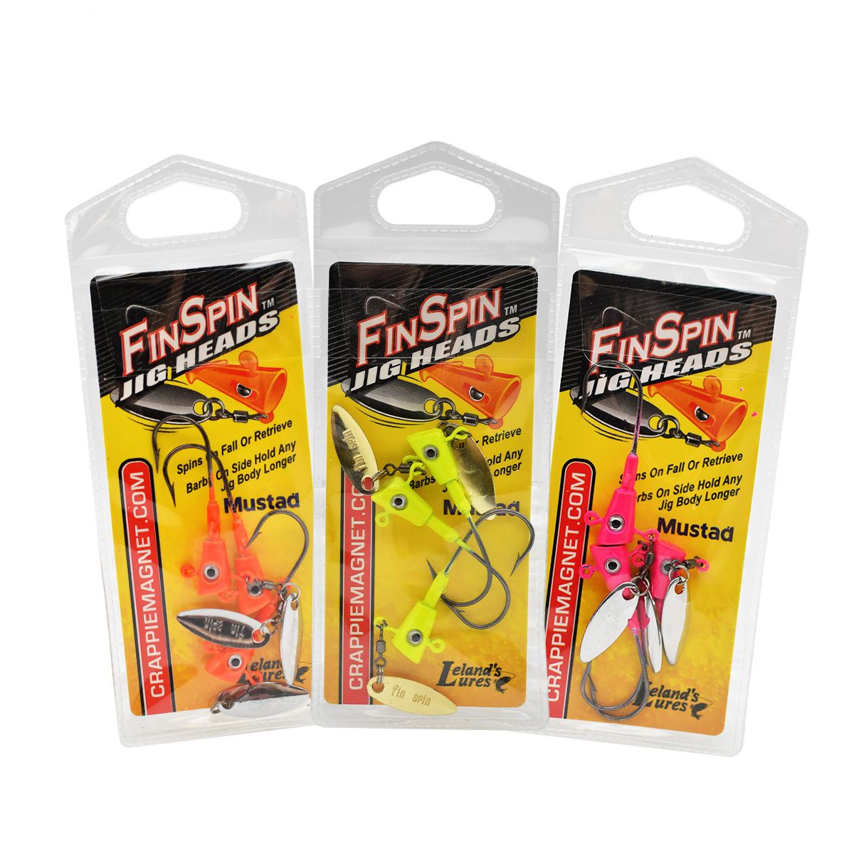 Leland's Lures Fin Spin Jig Heads
