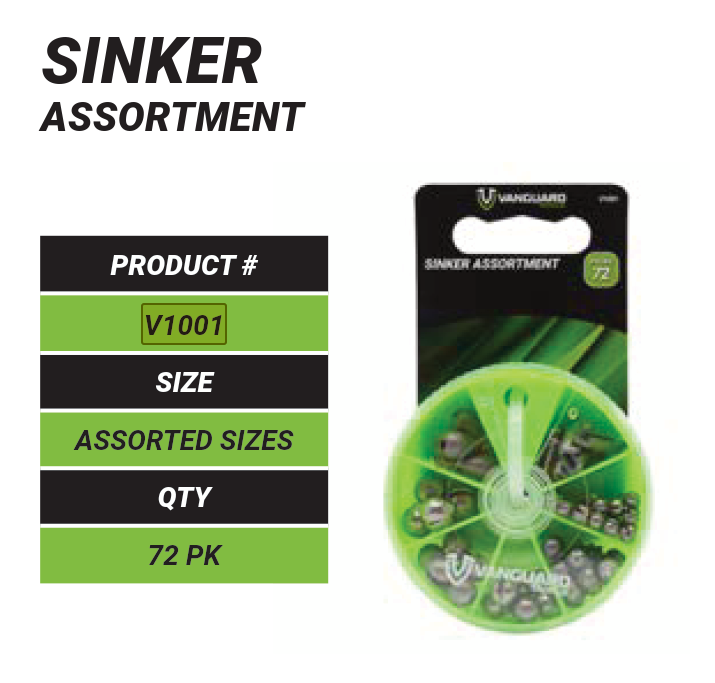 Vanguard Sinker Assortment