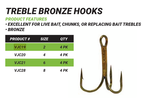 Vanguard Treble Hooks