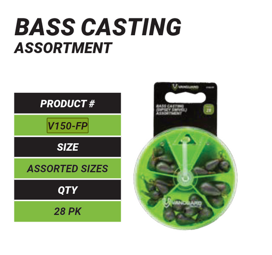 Vanguard Bass Casting Sinker Assortment