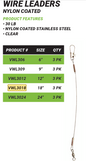 Vanguard Steel Leader Wires