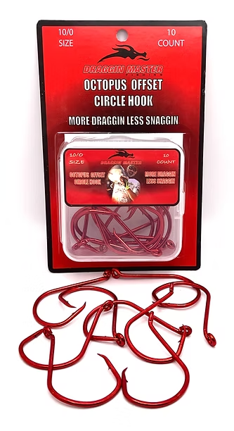 Draggin' Master Octopus Offset Circle Hooks