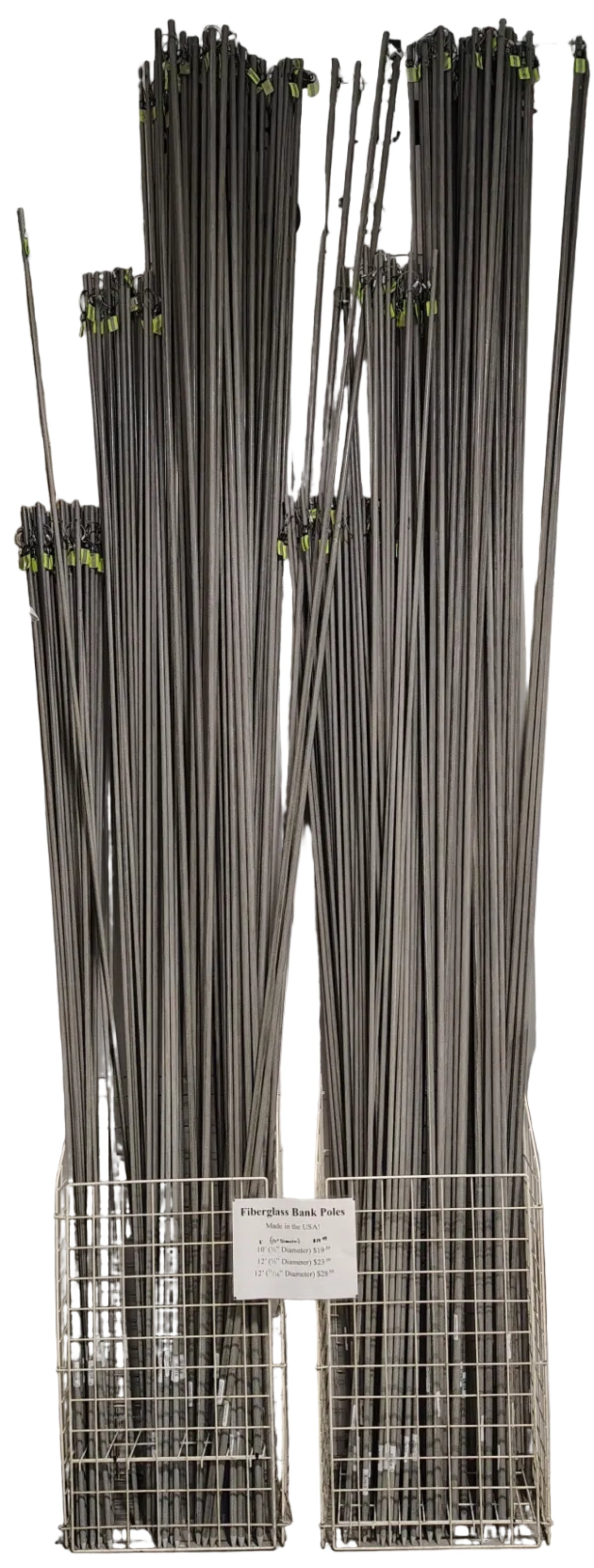 Fiberglass Bank Poles