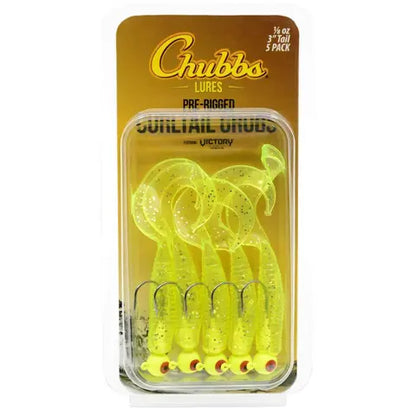 Chubbs Pre-Rigged Curtail Grubs