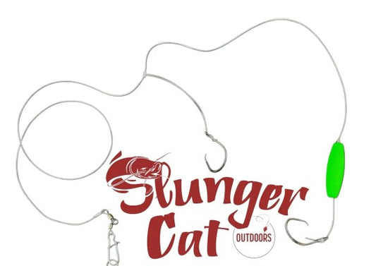 Slunger Cat Double Hook Dragging Rig w/Comal Float