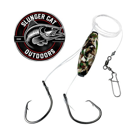 Slunger Cat Bullseye Double Hook Dragging Rig