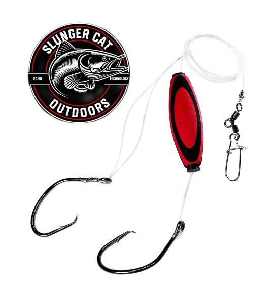 Slunger Cat Bullseye Double Hook Dragging Rig