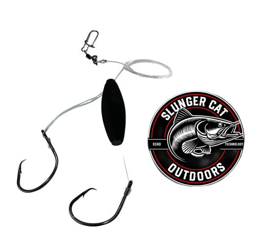 Slunger Cat Bullseye Double Hook Dragging Rig