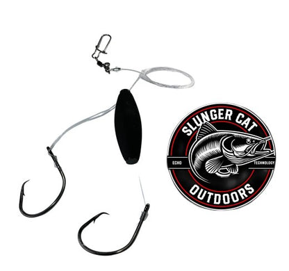 Slunger Cat Bullseye Double Hook Dragging Rig