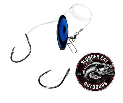 Slunger Cat Bullseye Double Hook Dragging Rig