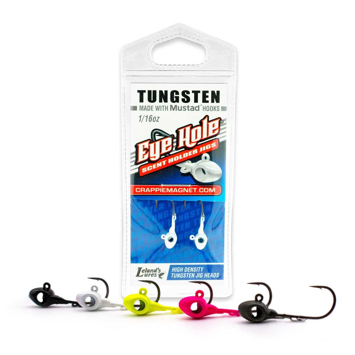 Leland's Lures Tungsten Eye Hole Jig Heads