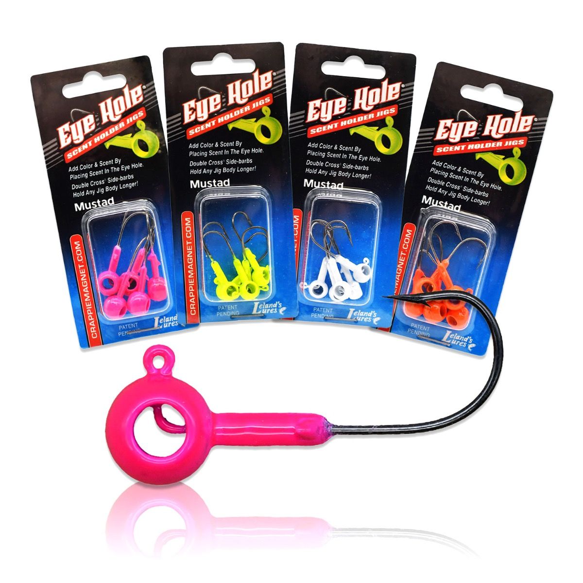 Leland's Lures Eye Hole Round Jig Heads