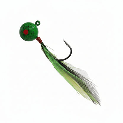 HTT BrushMaster Walleye Feather Jigs