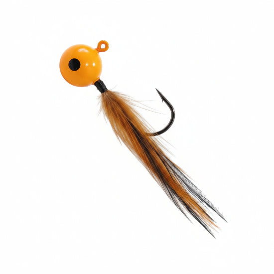 HTT BrushMaster Walleye Feather Jigs
