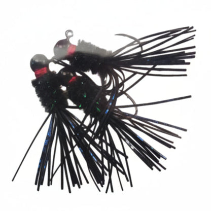 Jeff's Jigs Silicone Skirted Crappie Jigs