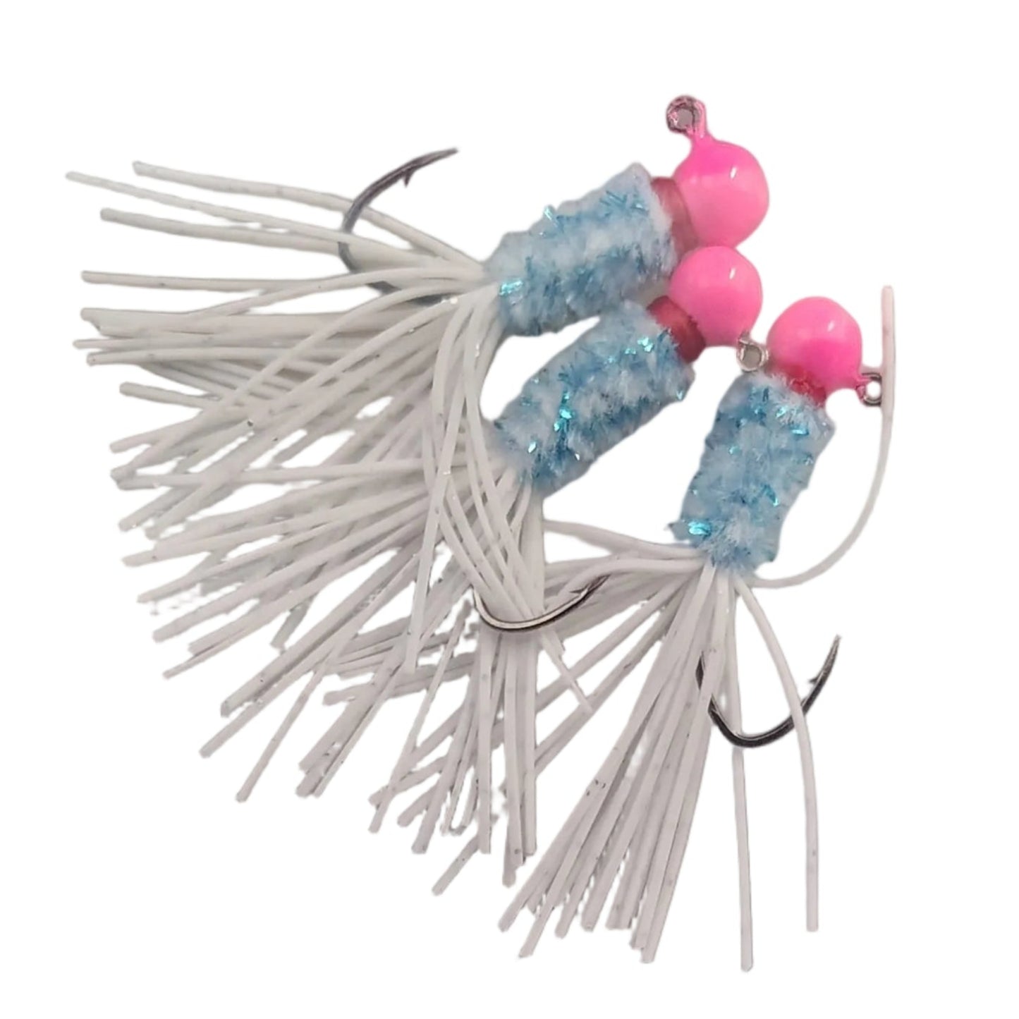 Jeff's Jigs Silicone Skirted Crappie Jigs