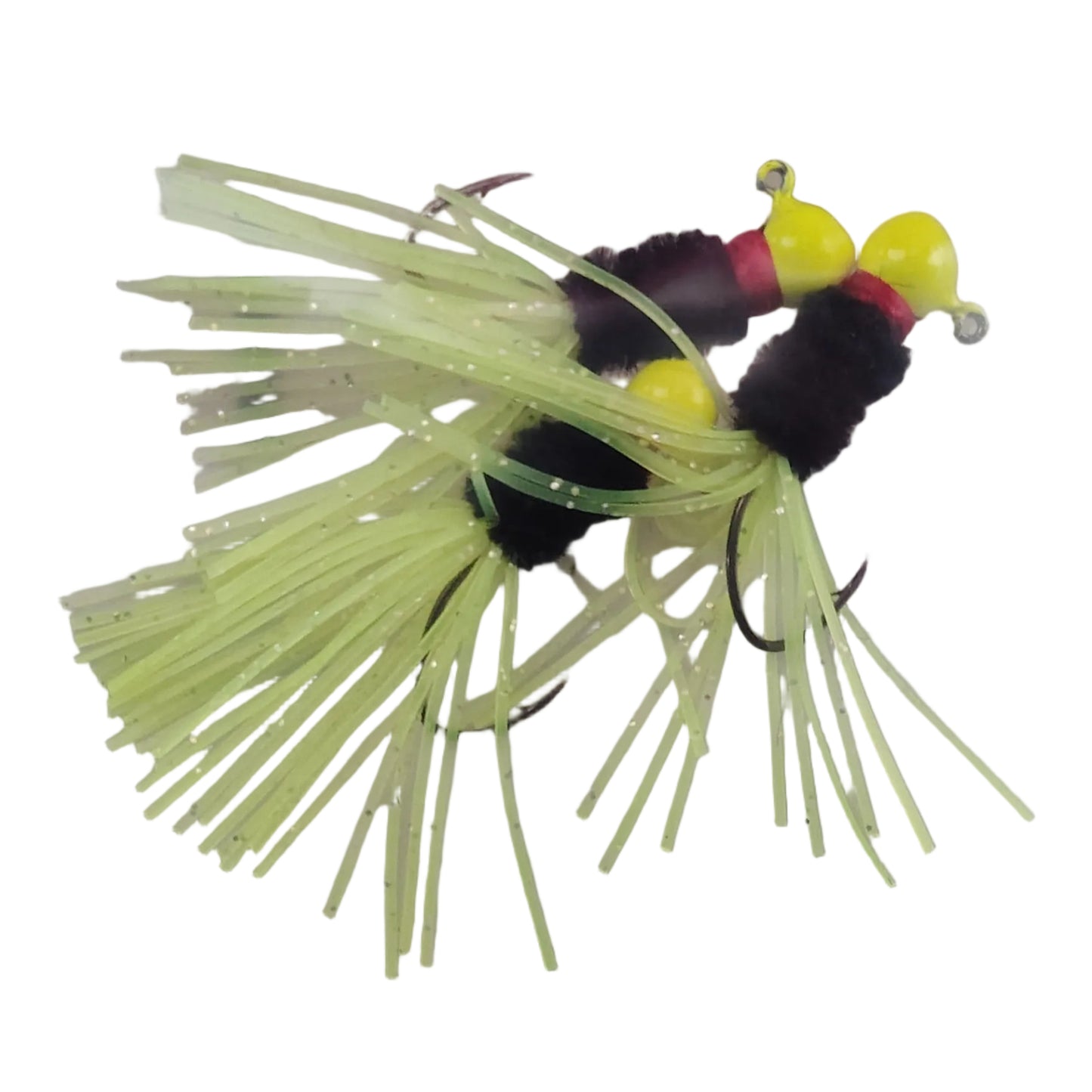 Jeff's Jigs Silicone Skirted Crappie Jigs