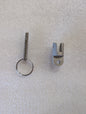 Bimini Top Pin with Cap Eye End (2 Pack), Stainless Steel