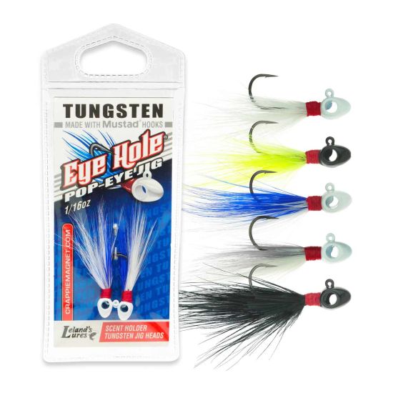 Leland's Lures Eye Hole Tungsten Pop Eye Jig