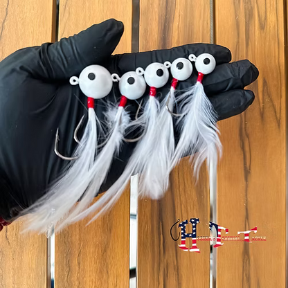 HTT BrushMaster Walleye Feather Jig